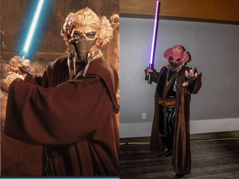 Dave Filoni's favorite Jedi.   A Kel Dor from Dorin, Plo Koon was among the wisest members of the Jedi Order, respected for his level-headed analysis of events and unflappable calm. Deeply concerned for life in all its myriad forms, Plo was especially devoted to protecting the clones under his command. He shared a special bond with Ahsoka Tano, whom he’d brought to the Jedi Order as a toddler. One of many victims of Order 66, Master Plo died at Cato Neimoidia when his wingmen shot down his starfighter.
